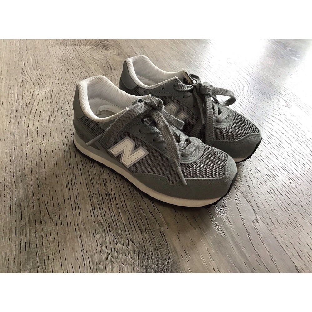 New Balance 515 Grey Low Top Athletic Sneakers PC515GRY Casual Kids 12 Wide Shoe